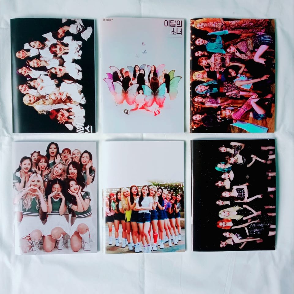 

Buku Tulis / Buku Sekolah LOONA K-Pop Bebas Custom