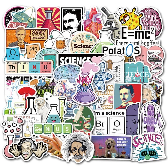 

Science Experiment Sticker Pack (50pcs)