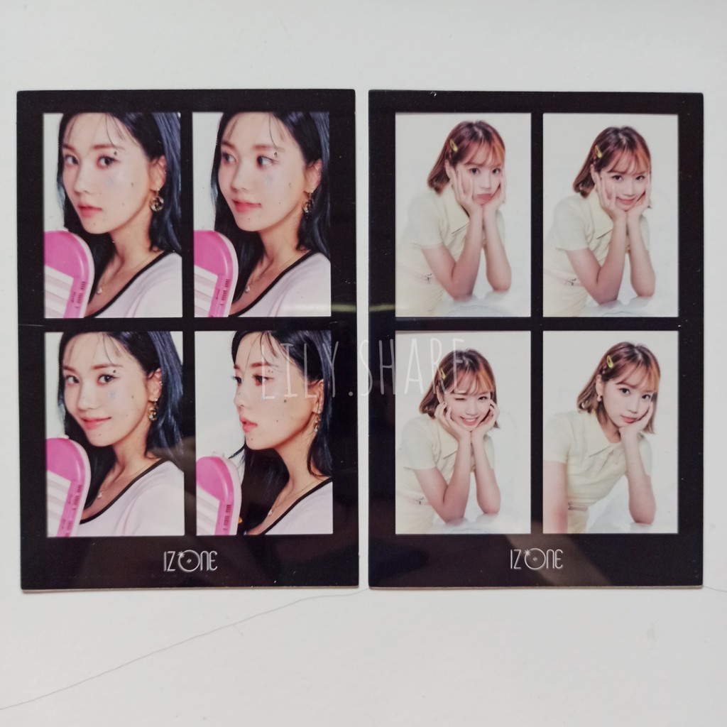 IZ*ONE Oneiric Diary 4 Cut Photofilm Eunbi Chaewon Photocard