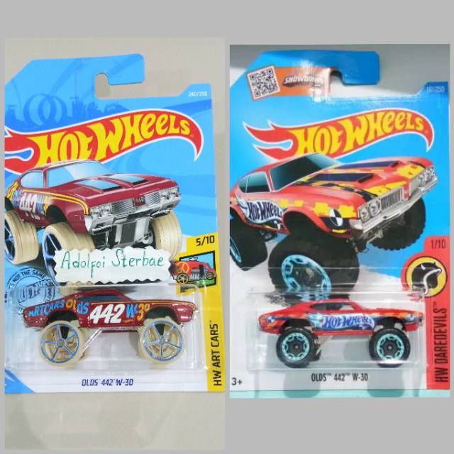 hot wheels olds 442 w30