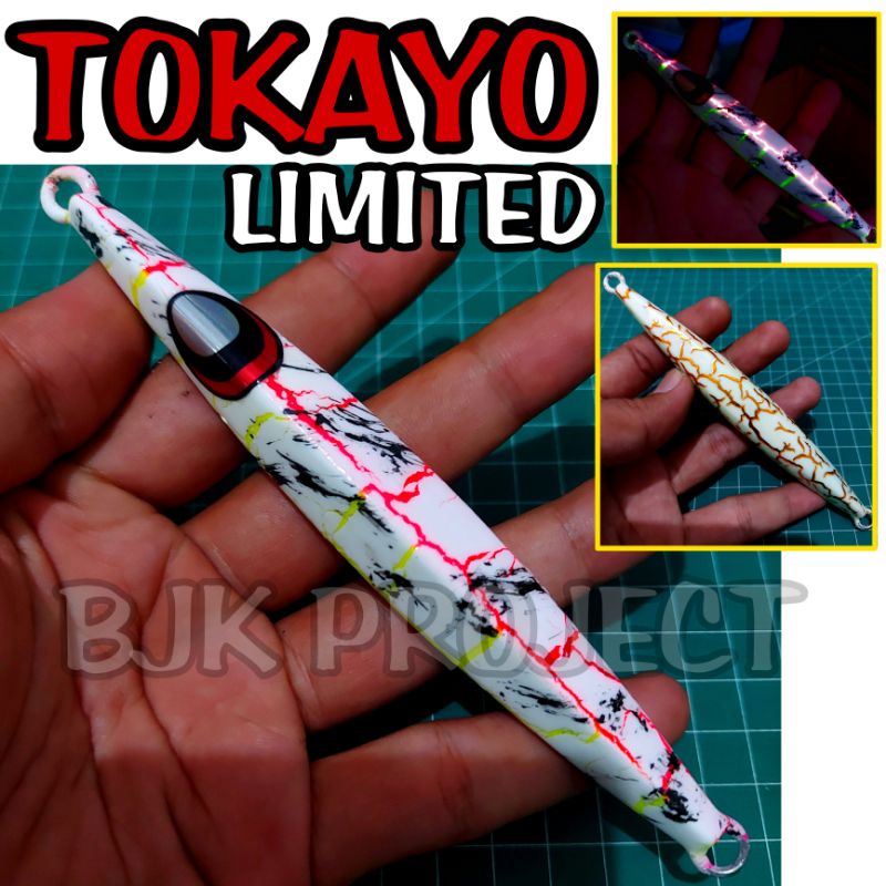 UMPAN PANCING METAL JIG TOKAYO III 40g s/d 220g NEW RETAK WHITE 001 BJK PROJECT