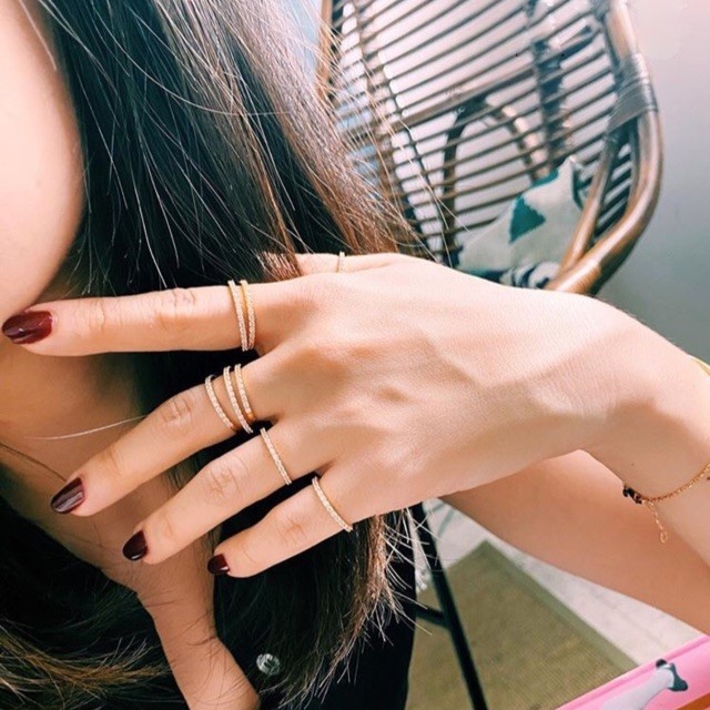 Cincin Emas List Ring 8K 375 - SDW Gold --1