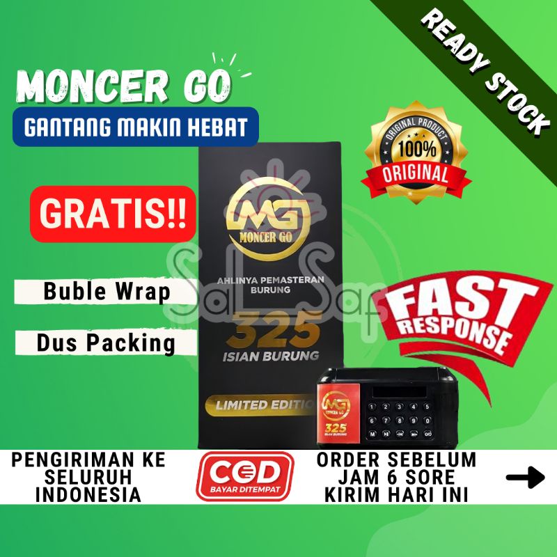 Moncergo Moncer Go Speaker Masteran Burung Kicau Gacor Mp3  Murai Kacer Beo Cucak Rowo Ijo Jantan Emprit Jalak Kebo Suren Original 325 Isian Bukan Suara Duplikat