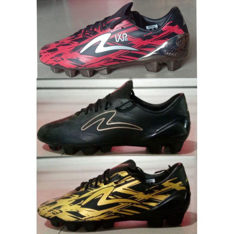 OBRAL Original Specs Accelerator Illuzion SE FG Black gold sepatu sepakbola sepak bola pluim