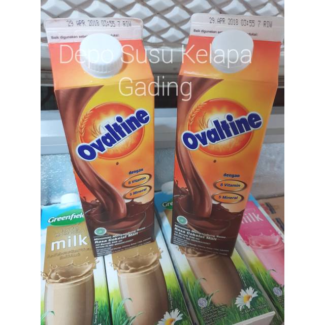 

Ovaltine Susu Fresh Pasteurisasi 1 L | Ovomaltine Choco Malt Segar Swiss