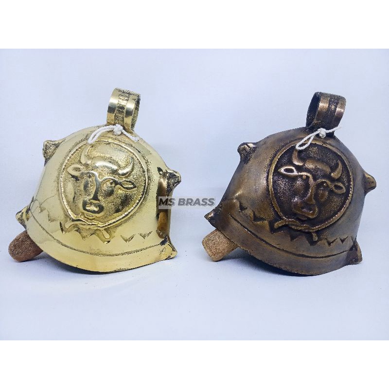 Kluntung Klontong Genta lonceng bel sapi kerbau motif Tali kuningan