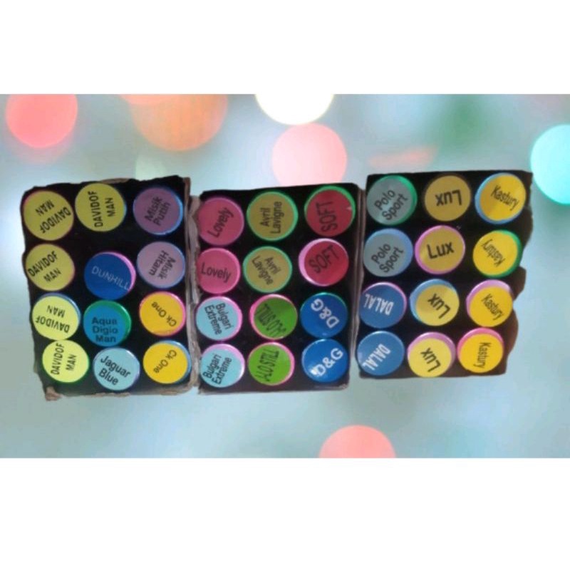 paket 12 pcs parfum roll on murah