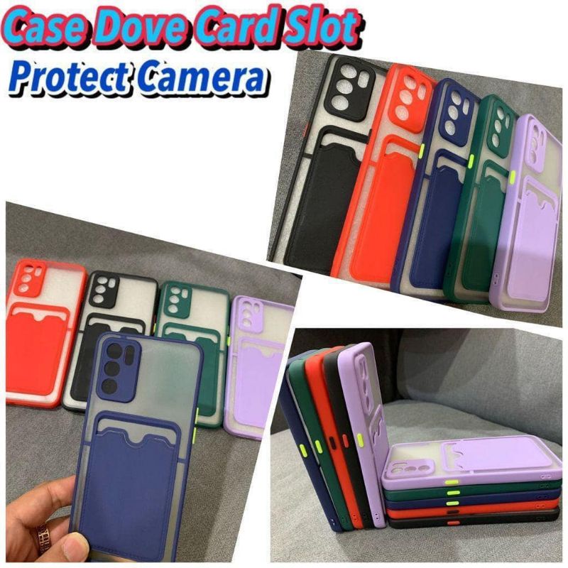 Case Hp Slot Kartu Tipe Techno, Itel, Infinix, Samsung, Oppo, Realme, Siomi