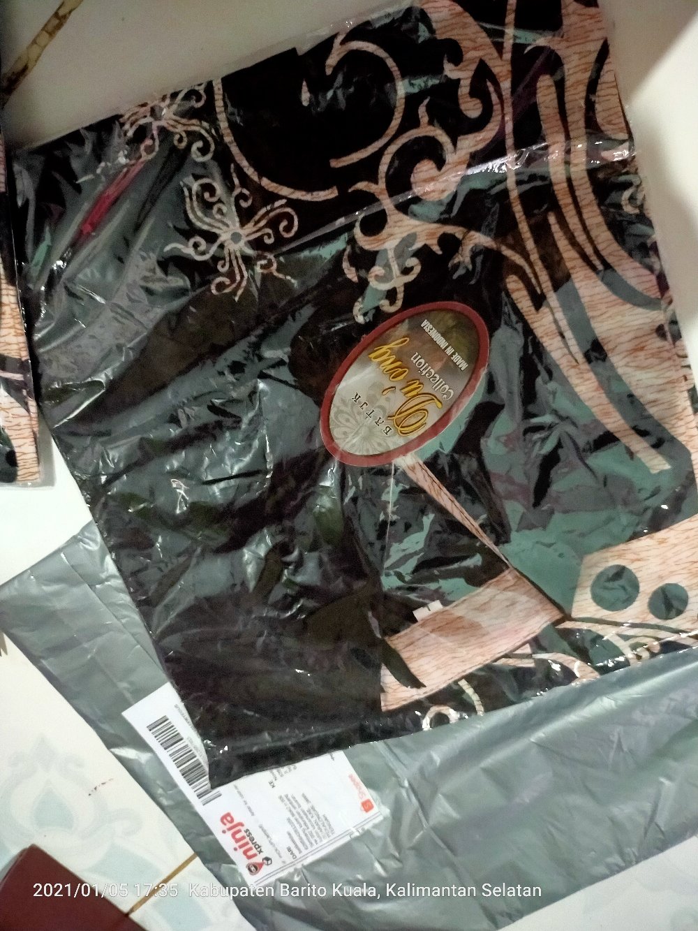 Hem Batik Dolby Dolbi Dobby Doby - Batik Sogan Solo - Batik Pria Warna Coklat - Distro Batik Hrb026