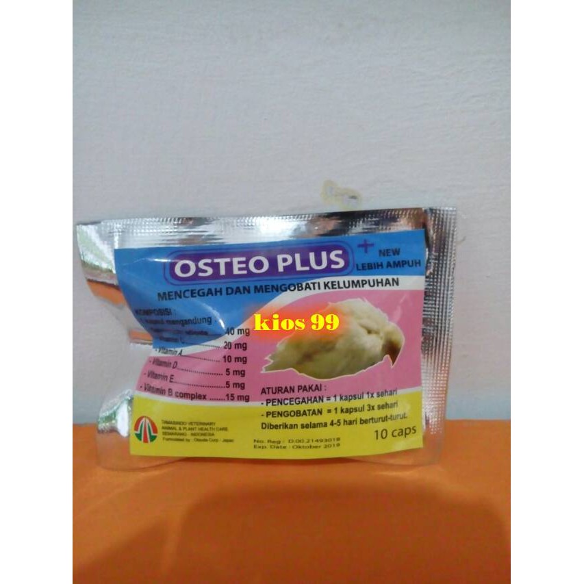 

OSTEO PLUS mencegah dan mengobati kelumpuhan pada ayam