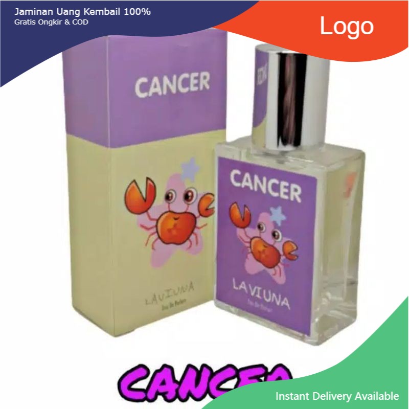 PARFUM ( CANCER ) ZODIAC Miniso Official Zodiak LAVIUNA Wanita &amp; Pria 30 ml unisex Man girl COD