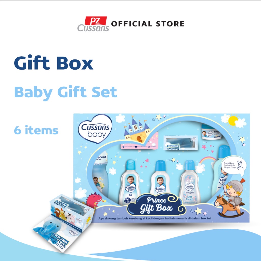 Cussons Baby Gift Box Perlengkapan Mandi Bayi Gift Set kado bayi baru lahir newborn Makassar