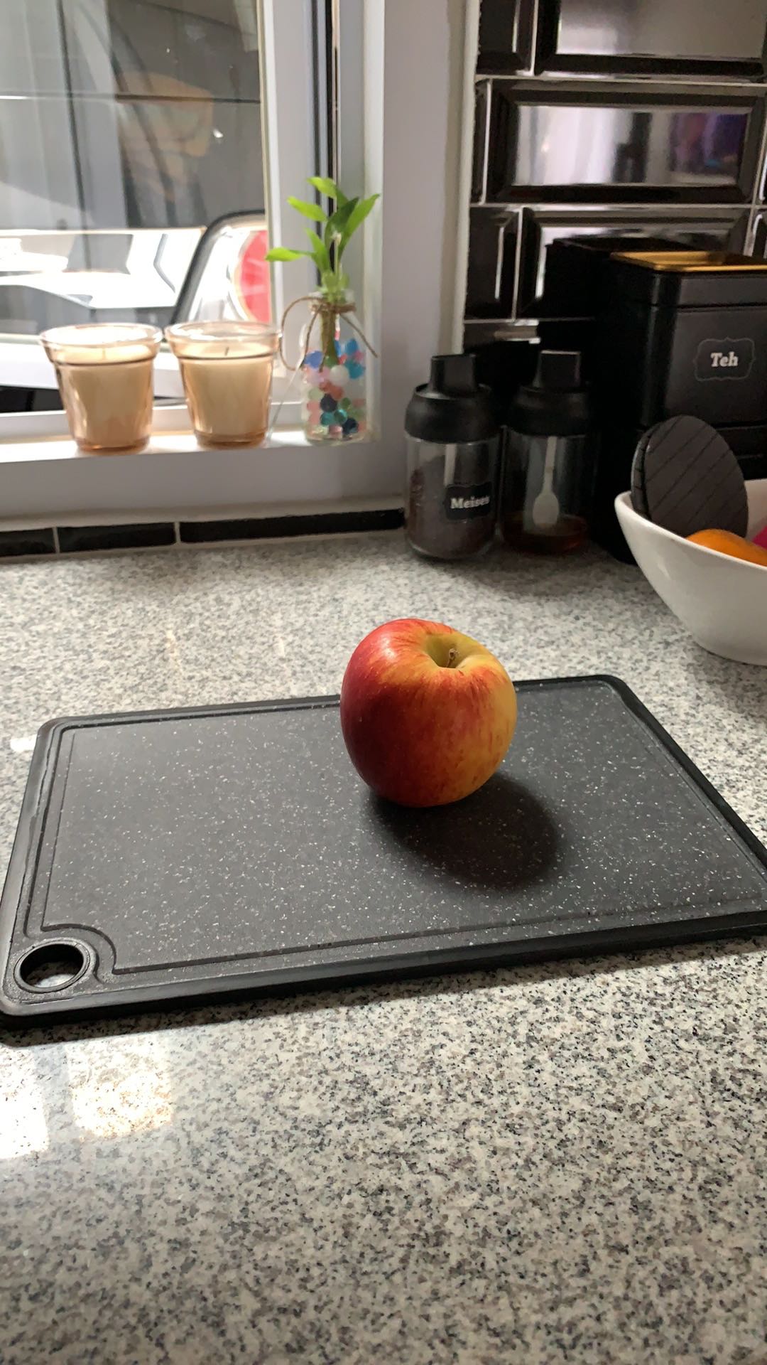 Talenan Masak Plastik / Chopping Board Tebal Anti Bakteri 30 X 20 Cm Hitam