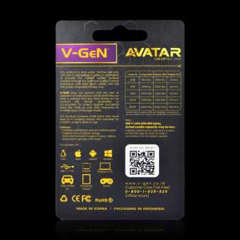 E_   USB Flashdisk V-GeN 32GB AVATAR USB 2.0 UFD Flashdrive VGEN