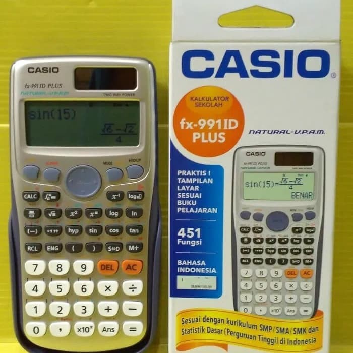 Casio Kalkulator FX-991 ID Plus Scientific Calculator Casio