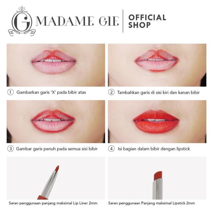 Madame Gie Double Trouble Creamy Makeup Lipstick Two In One DiskonR21A