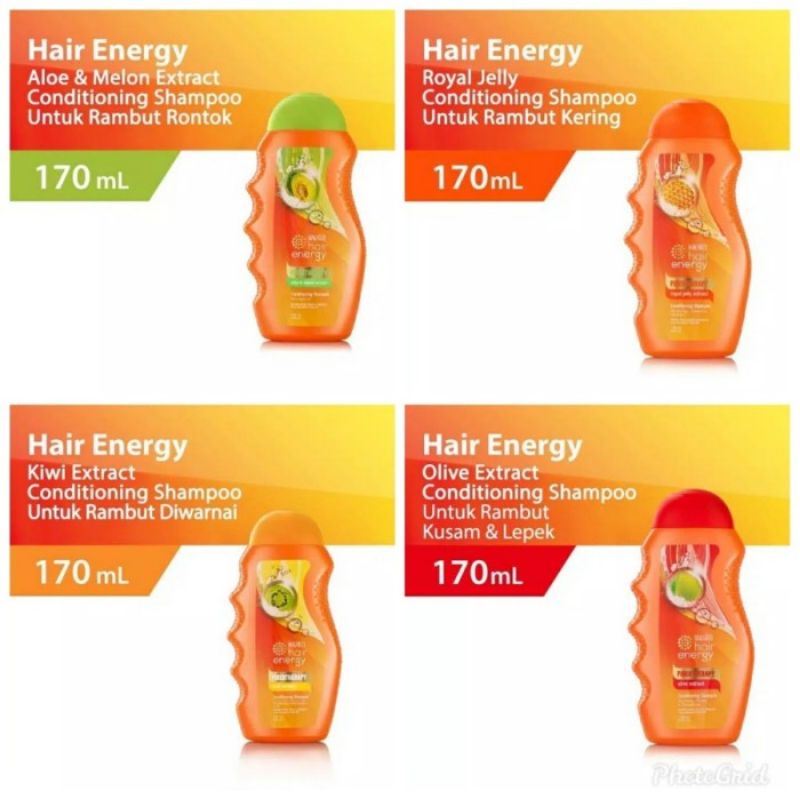 [170ml] Makarizo Hair Energy Shampoo | Shampo