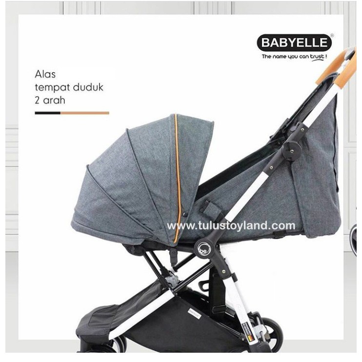 Stroller Cabin Size Babyelle Genius DX S355 Baby Elle S 352 Kereta Bayi Reversible bisa Hadap Ibu