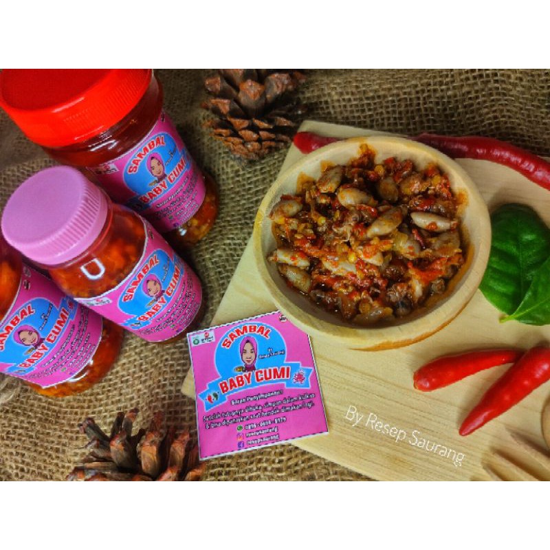 

Sambal Baby Cumi Pedas, Sambal ulek Baby Cumi