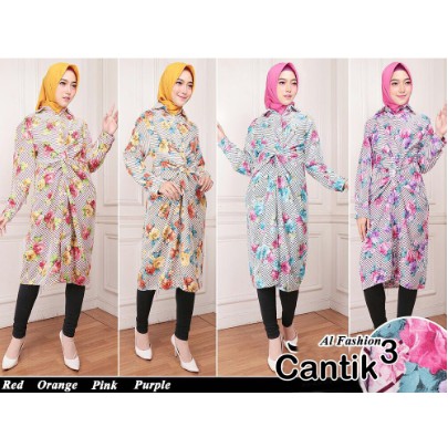LONG TUNIK KATUN JEPANG PREMIUM BUSUI NATURE/TUNIK MOTIF RAYON/TUNIK RAYON VISCOSE