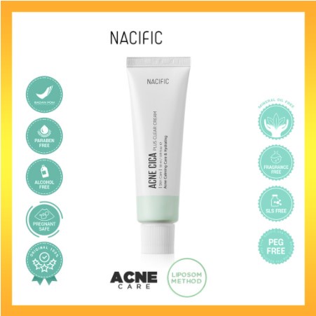 ★ BB ★ Nacific Acne Cica Plus Clear Cream Skin care 50 ml - Face Cream - Cream Wajah