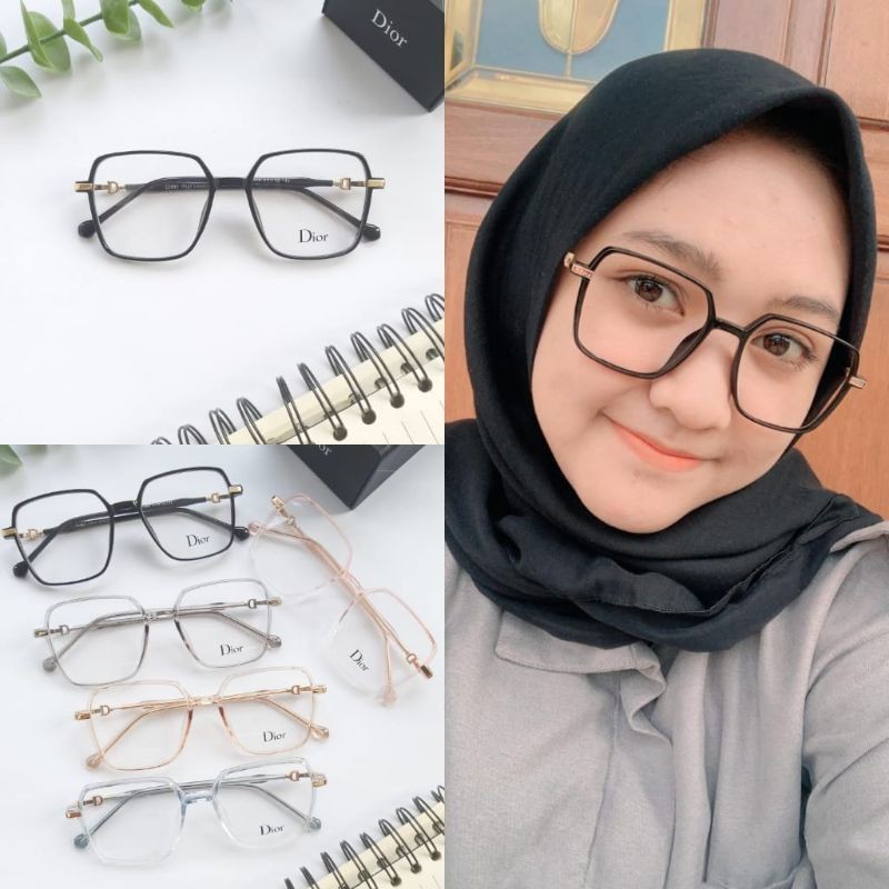 Demodas Kacamata Minus Wanita Photocromic Bluecromic Anti Radiasi Blueray Photochromic Bluechromic Frame Kacamata Wanita Silinder Normal Mines 0366 Demodas Glasses