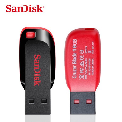 Flashdisk Sandisk Cruzer Blade USB Flash Drive 8 16 32 64 128GB Aksesoris Handphone Hp GALLERYONE gallery one