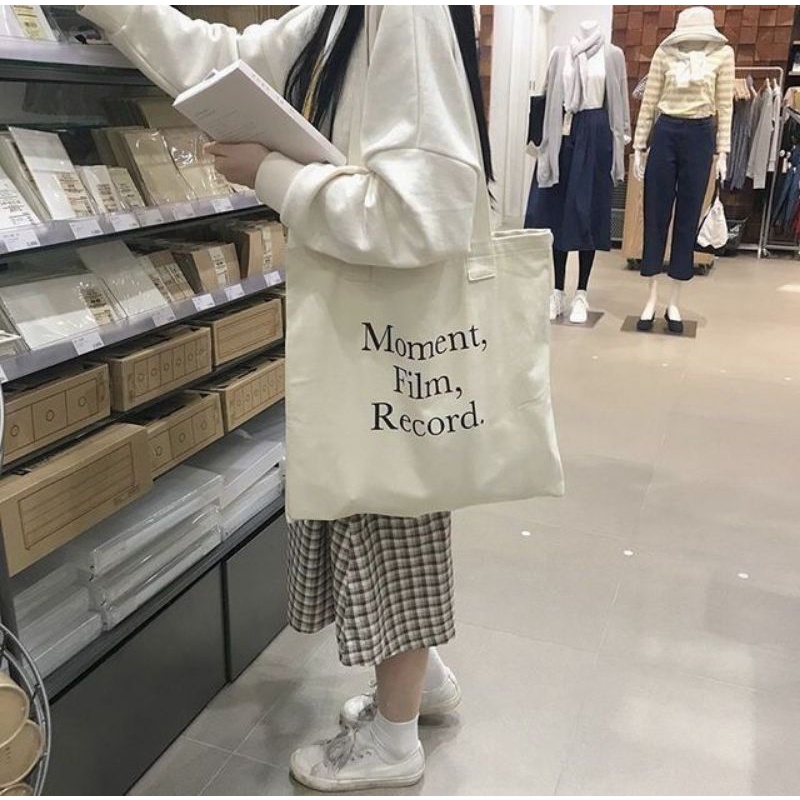 Totebag Moment Film Record (Cirebon cloth)