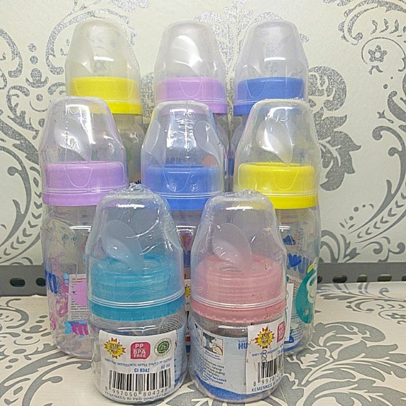 Botol Susu Huki 60ml,120ml,240ml