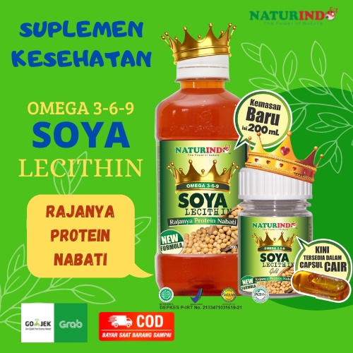 Jual SUPLEMEN OMEGA 3 6 9 SOYA LECITHIN PENINGKAT IMUNITAS TUBUH