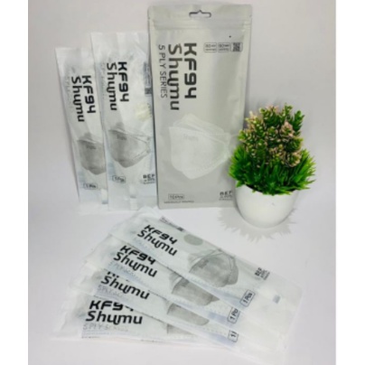 Masker SHUMU KF94 5Ply Individual Pack isi 10 Pcs