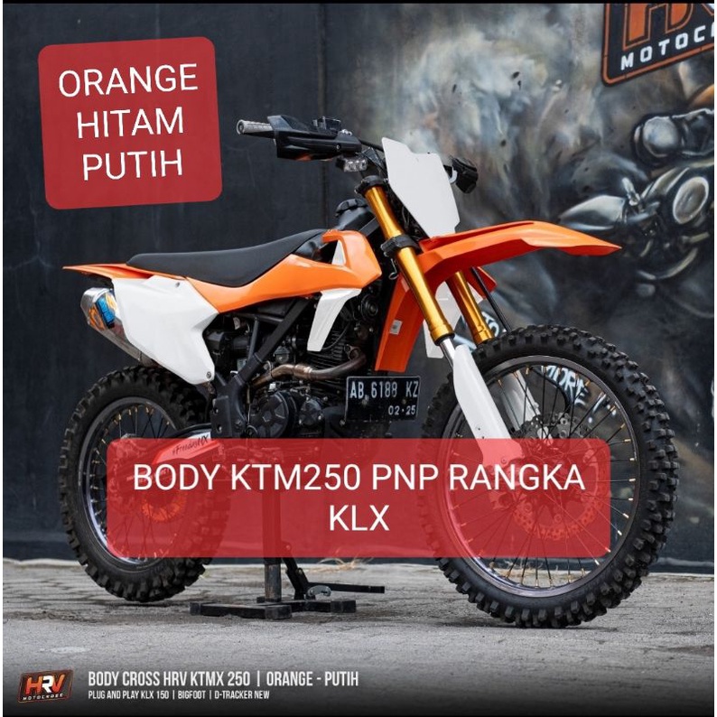 Body set ktm 250 / body set ktm pnp klx 150 klx bf / body set klx ktm 250