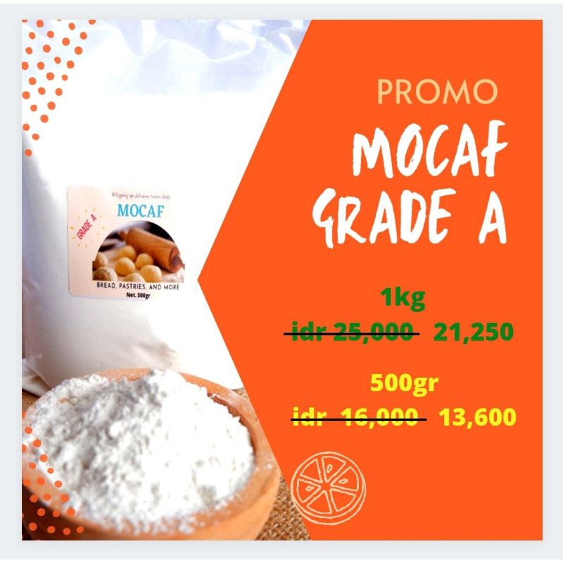 500gr Tepung Mocaf Premium (Grade A)