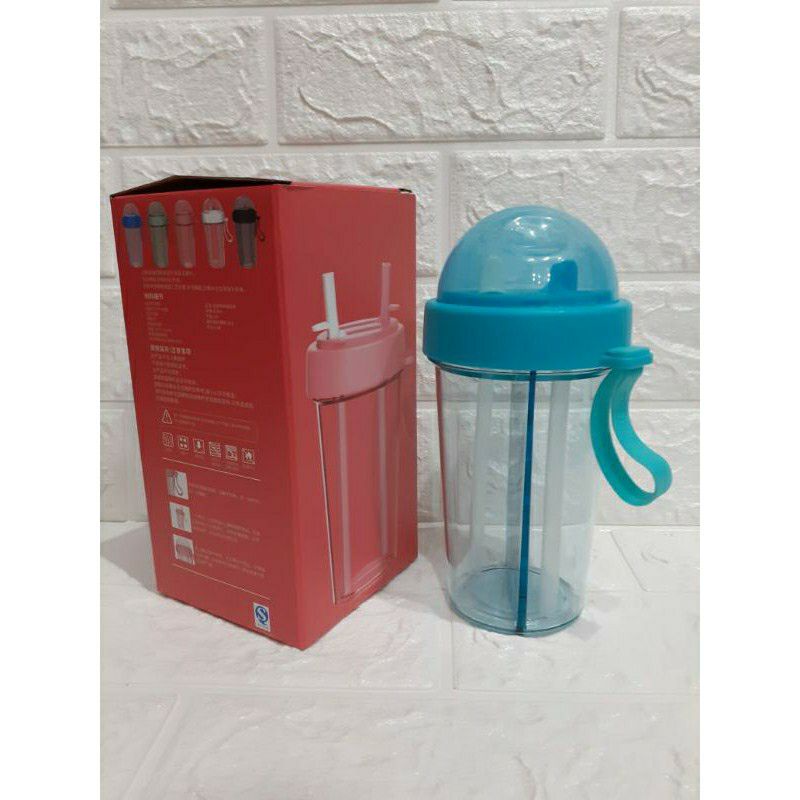 BOTOL MINUM 2 FUNGSI UK. 420ML / BOTOL MINUM 2 FUNGSI &amp; SISI