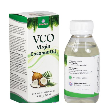 VCO EL MEDINAH 125ml Vco Terbaik | Virgin Coconut Oil 125ml