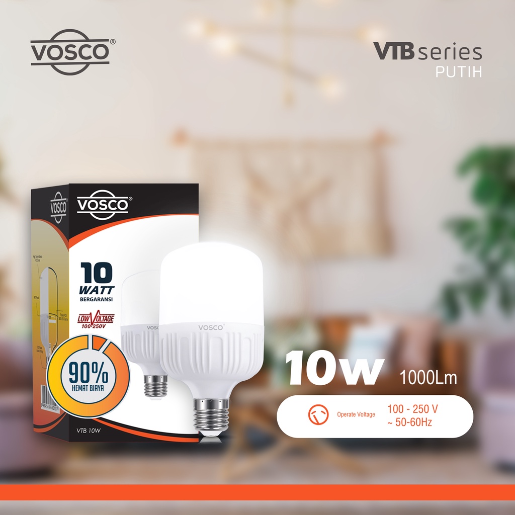 [COD] BOHLAM LAMPU LED T BULB MODEL KAPSUL MERK ORIGINAL VOSCO BERIZIN SNI RESMI ORIGINAL 5 SAMPAI 50 WATT FREE ONGKIR