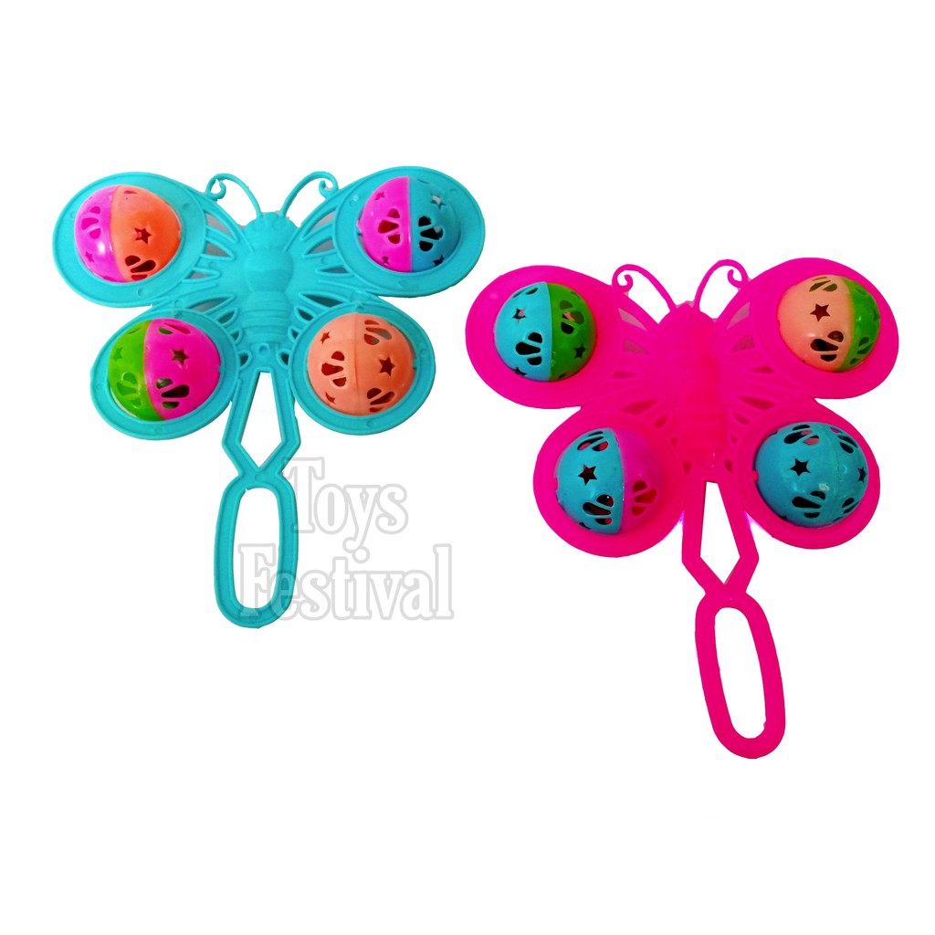 Isi 2 pcs Kerincingan Kincringan Rattle seri Genggam A