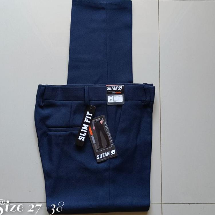 Terbagus.. PROMO AKHIR TAHUN CELANA BAHAN KERJA SLIMFIT PRIA TERBARU