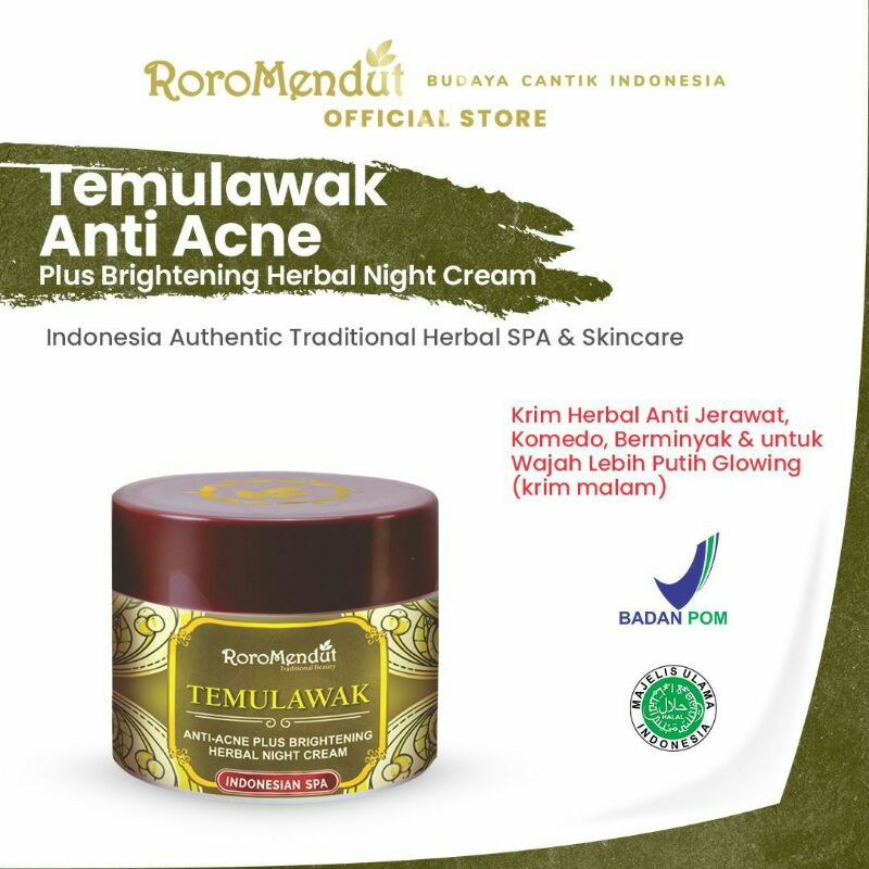 RORO MENDUT TEMULAWAK NIGHT CREAM