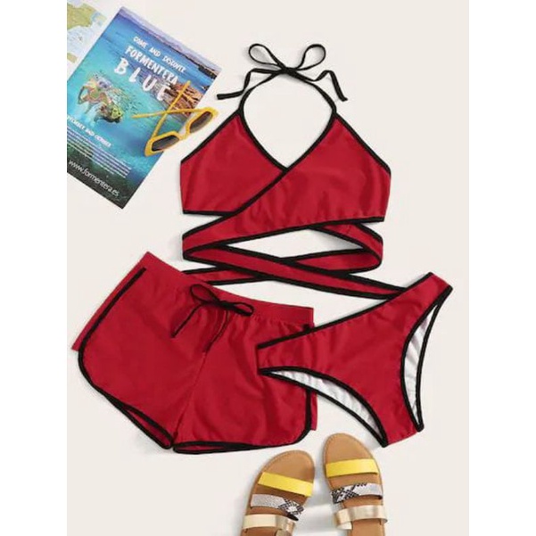 BAJU SENAM ZUMBA AEROBIK FITNES YOGA STELAN CELANA PENDEK PRELOVED THRIFT SECOND