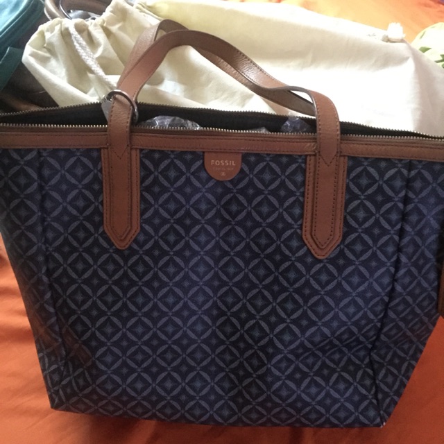 TAS FOSSIL ORIGINAL TOTEBAG - Preloved