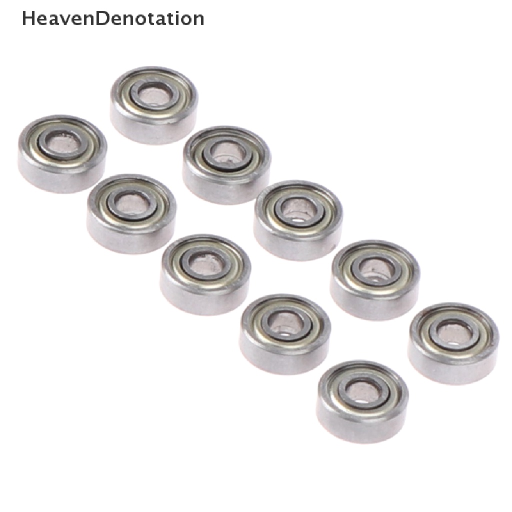 (Heavendenotation) 10pcs Bearing Deep Groove Bentuk Bulat Bahan Carbon Steel 695zz