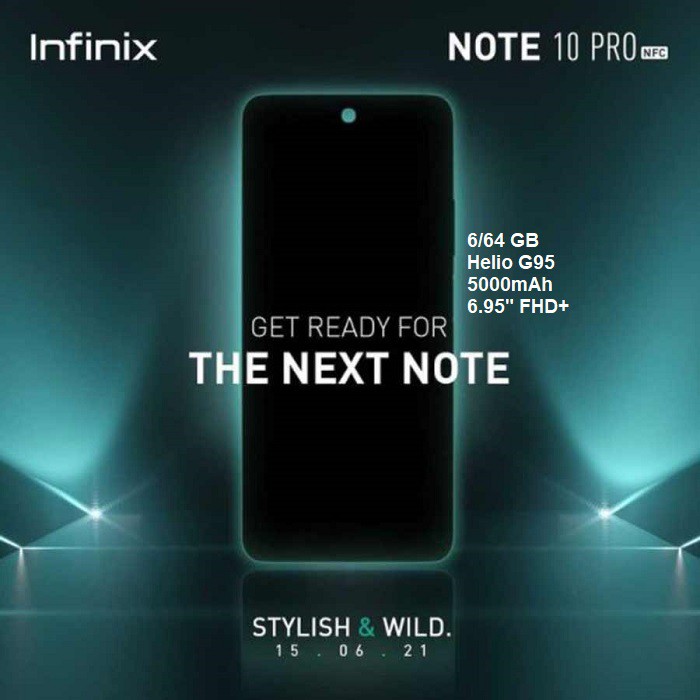 Handphone Infinix Note 10 Pro NFC 6/64 GB Helio G95 5000mAh - HP Resmi-2