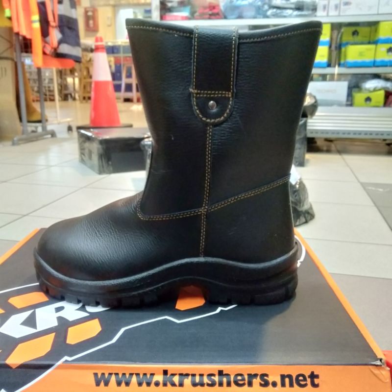 Sepatu Safety Krushers Black /Krusher TEXAS Brown Original