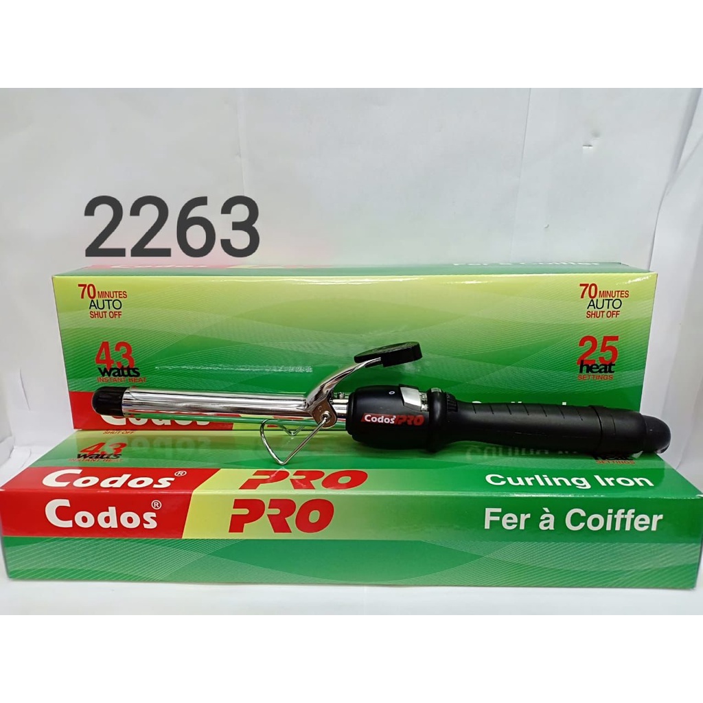 catok culry iron codos 2263 professional curly iron hair dijamin bagus awet dan original