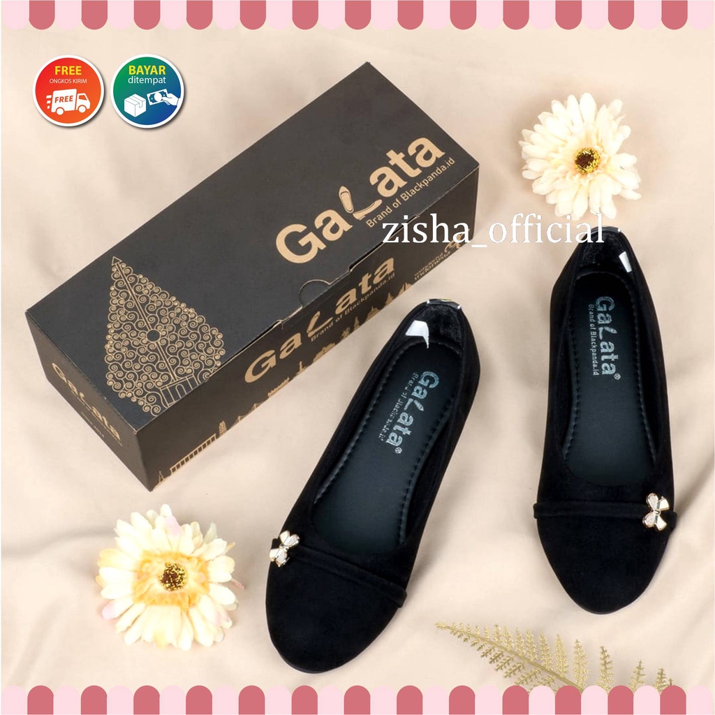 Blackpanda Flat Shoes / Sepatu Black Panda / Sepatu Wanita / Flatshoes Wanita / Black Panda Arza