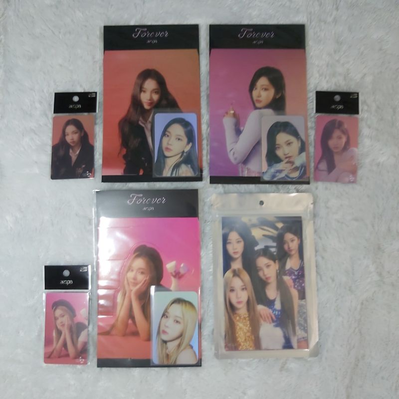 Ready Stock Aespa Hologram Standee Photocard Set Cashbee Forever Holo PC Karina Winter Ning Ning Pho