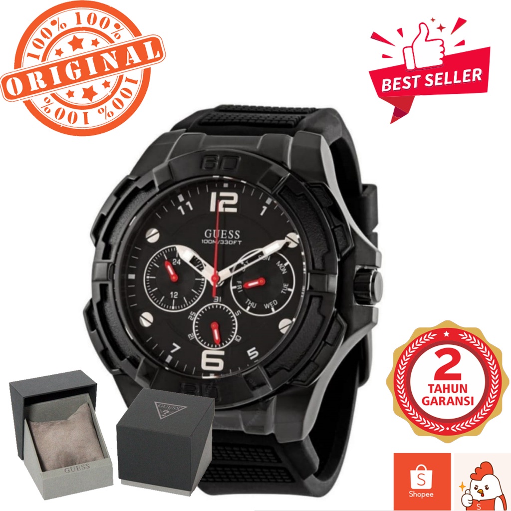 [JAM TANGAN PRIA WANITA | RANTAI | KULIT | KARET | MURAH |  100% ORIGINAL] GS Jam tangan pria GU3SS 