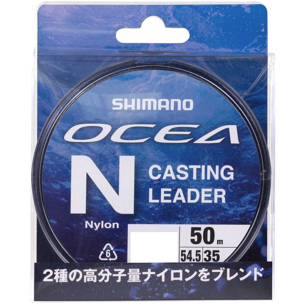 Senar Pancing Benang Leader SHIMANO OCEA NYLON CASTING LEADER 50 METER MADE IN JAPAN