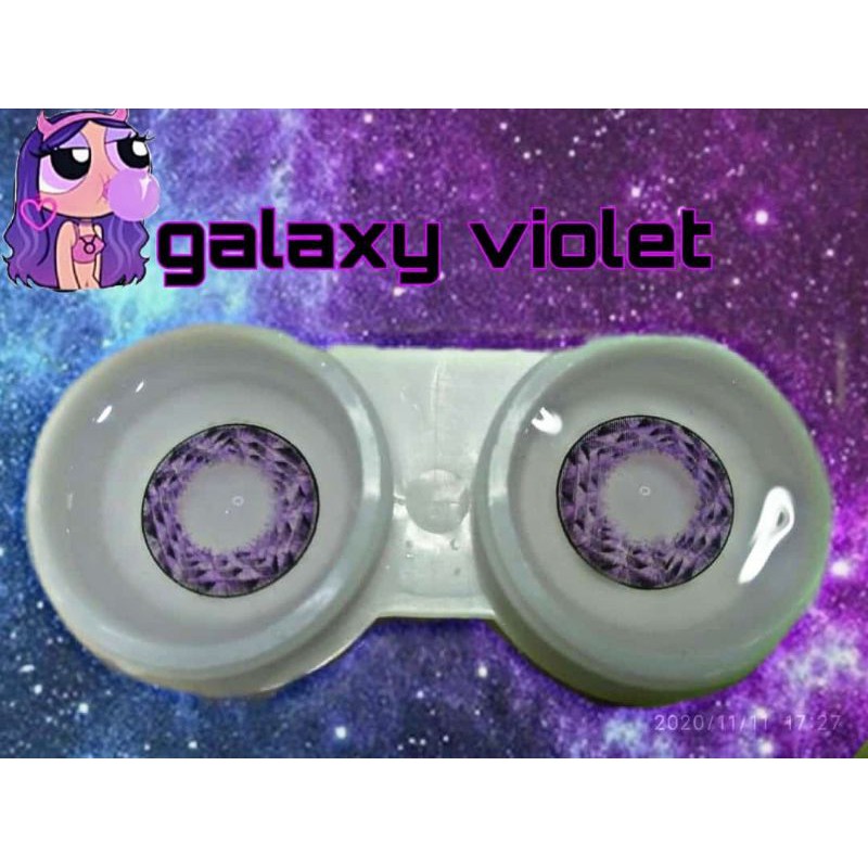 SOFTLENS MINUS -2.00 GALAXY VIOLET°LENS KOREA✨